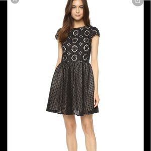 ALICE + OLIVIA Sonny Embellished Broderie Dress Size 2